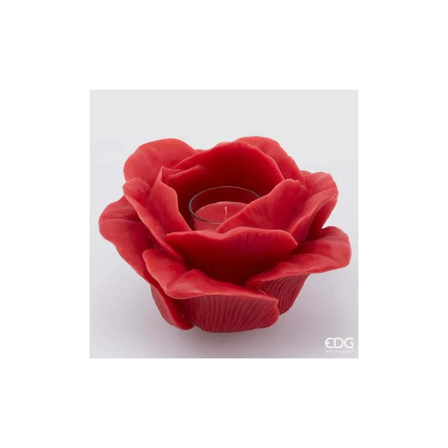 EDG Enzo De Gasperi Giant Pink Candle H17.5 D25.5 Red