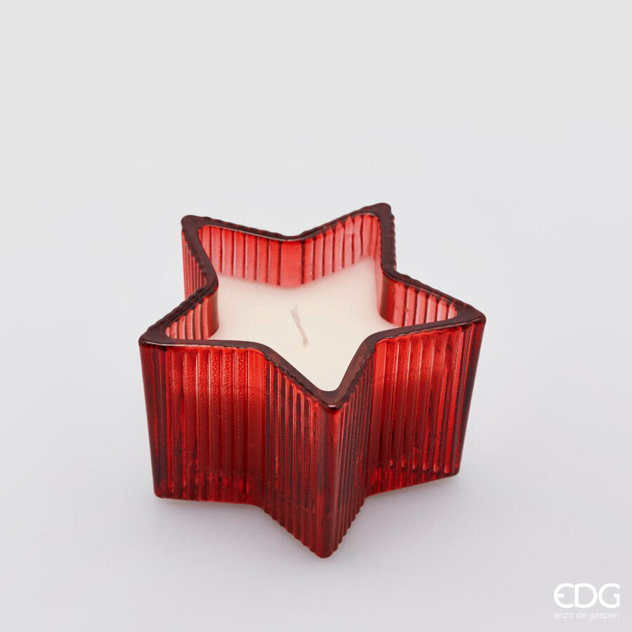 Bougie EDG Enzo De Gasperi Étoile H 6,5 cm P 10,5 cm Coffret Princesse de la Nuit