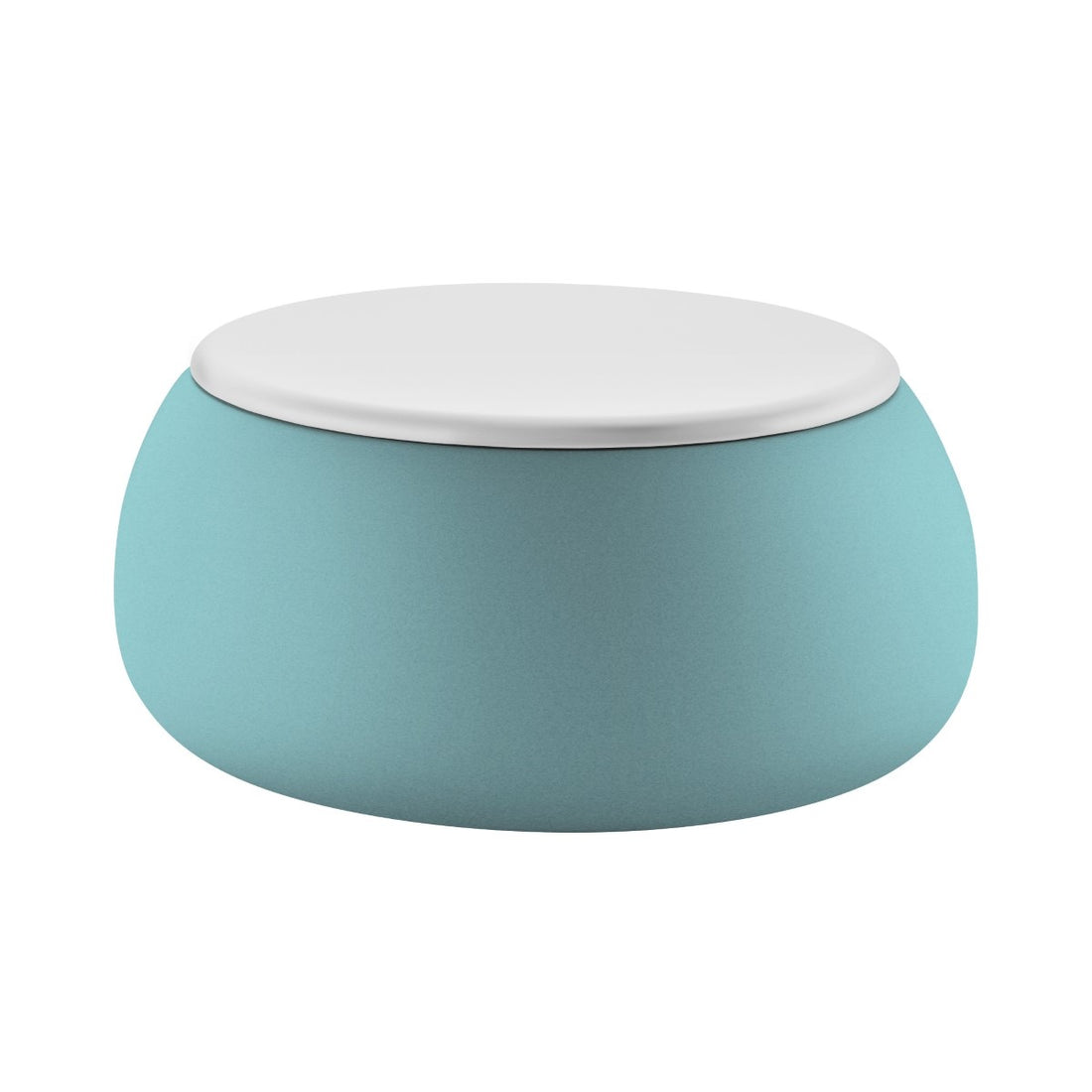 plust plust t ball tavolino contenitore con piano acquamarina
