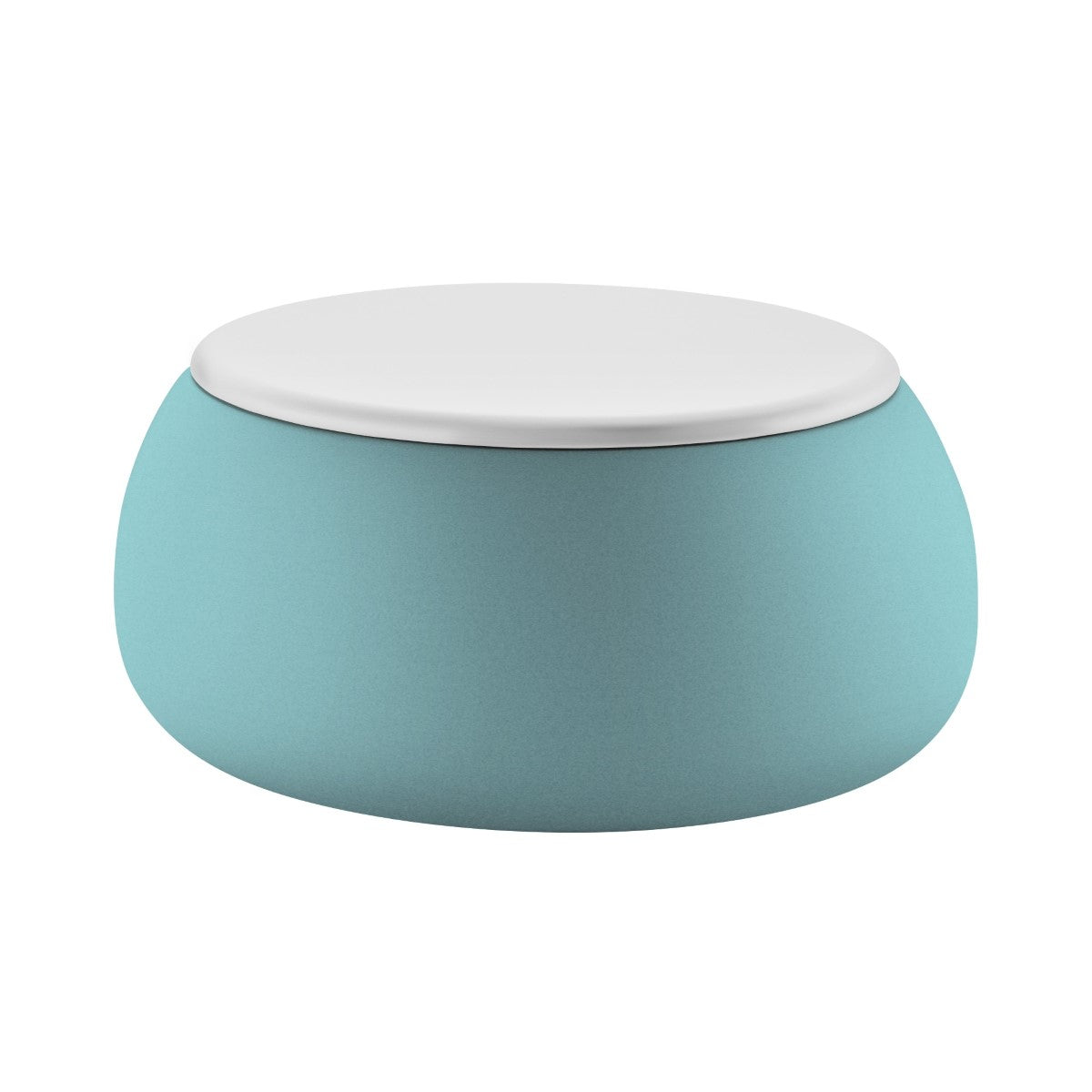 plust plust t ball tavolino contenitore con piano acquamarina