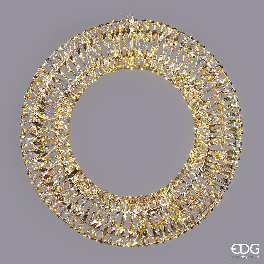 Bandes LED de Noël Corona EDG Enzo De Gasperi 960 MicroLed D 70 cm IP 44 Doré