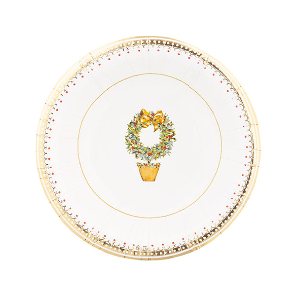 Assiettes de Noël Givi Joyeux Noel D 24 cm 8 pièces