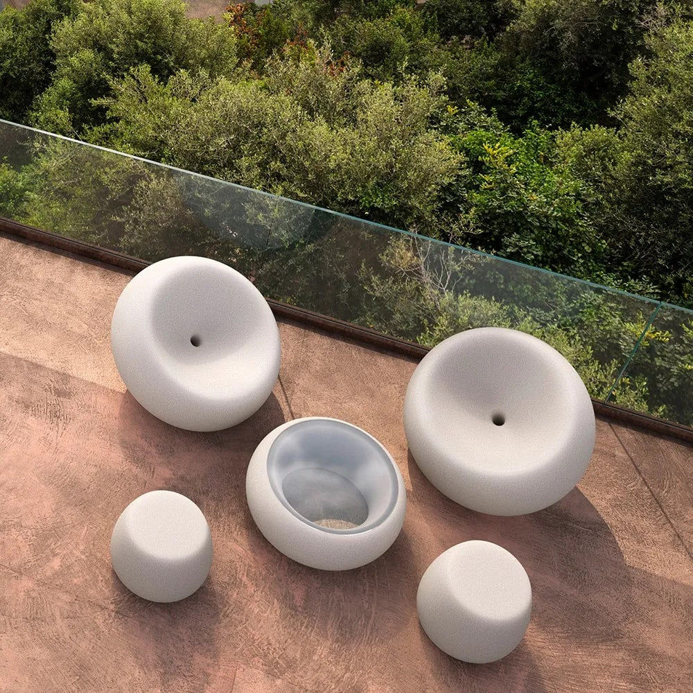 plust plust struttura boom caffe tavolino con vetro marea