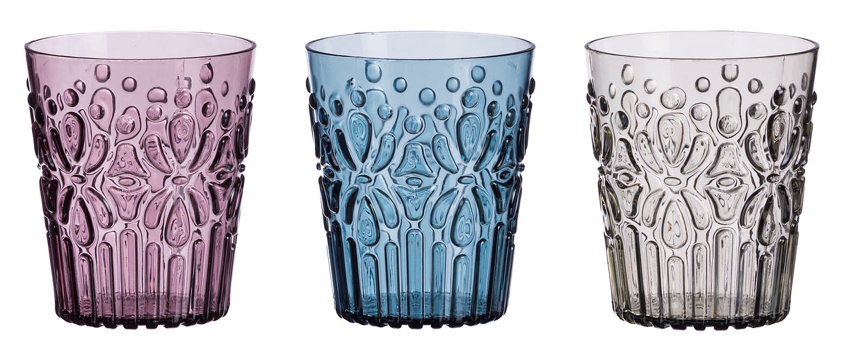 regalo italiano regalo italiano bicchiere plastica wieky ass d 85 cm h 10 cm grigio blu o porpora 1 pz ean 8021785673571