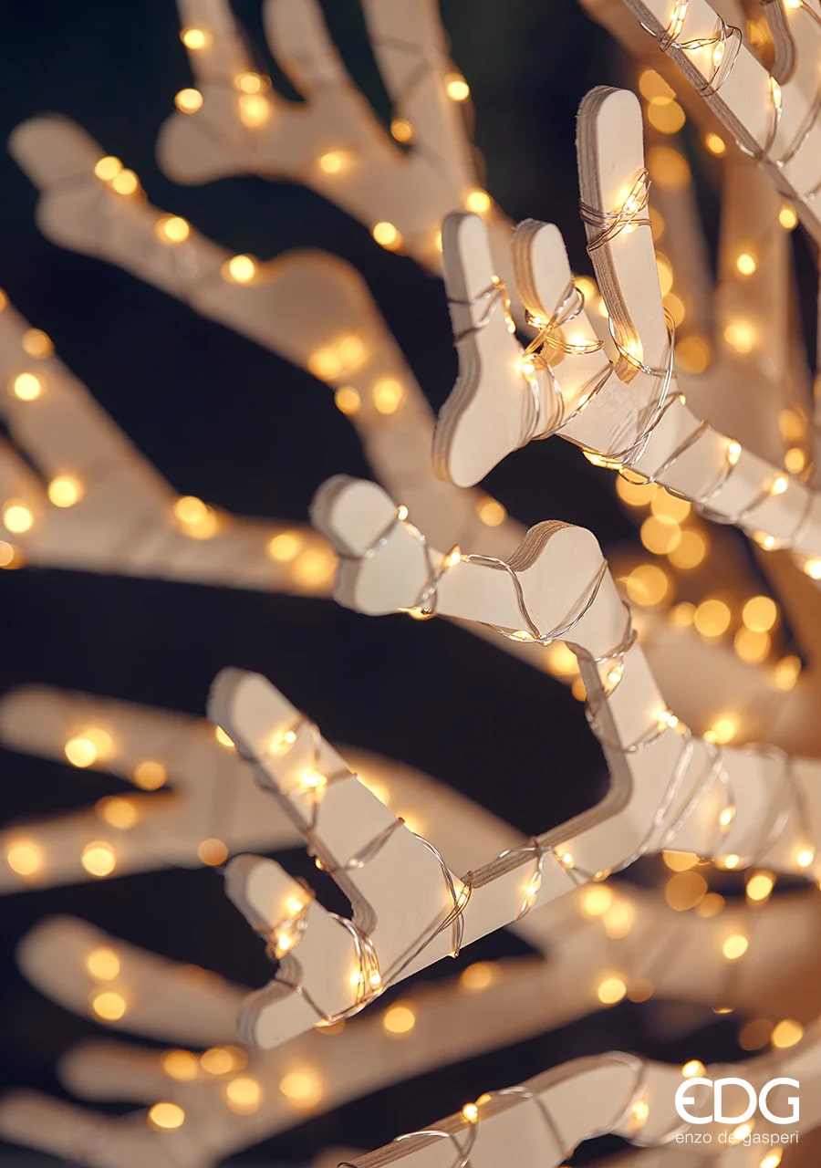 Guirlande lumineuse de Noël EDG Enzo De Gasperi MicroLed X 500 25 + 3 m 12 V Ivoire