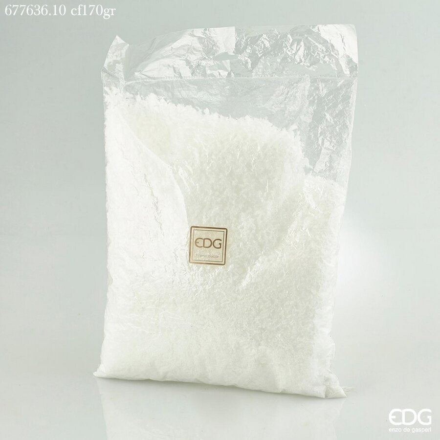 Neige artificielle émiettée de Noël EDG Enzo De Gasperi 170 g Blanc