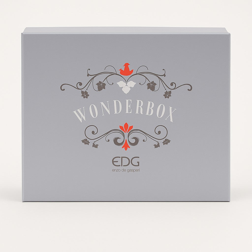 Décoration Père Noël EDG Enzo De Gasperi H 11 cm Vert Rose