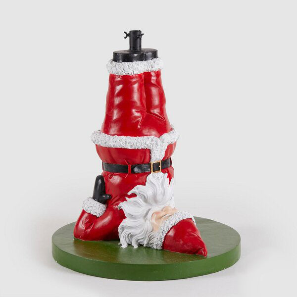 EDG Enzo De Gasperi Base Santa Yoga for Christmas Tree Pine H 65 Cm D 60 Cm Green Red