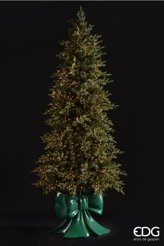 EDG Enzo De Gasperi Sapin de Noël Luxury New H 180 cm avec 2000 mini LED D 100 cm