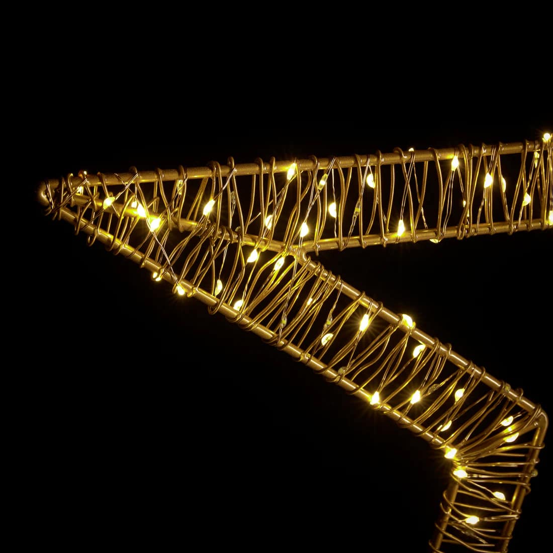 Étoile de Noël EDG Enzo De Gasperi Microled Flat D 60 cm 250 LED clignotantes Ivoire