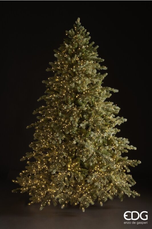 Sapin de Noël EDG Enzo De Gasperi Silver Pine, 5 000 LED, H 240 cm, D 166 cm, IP44