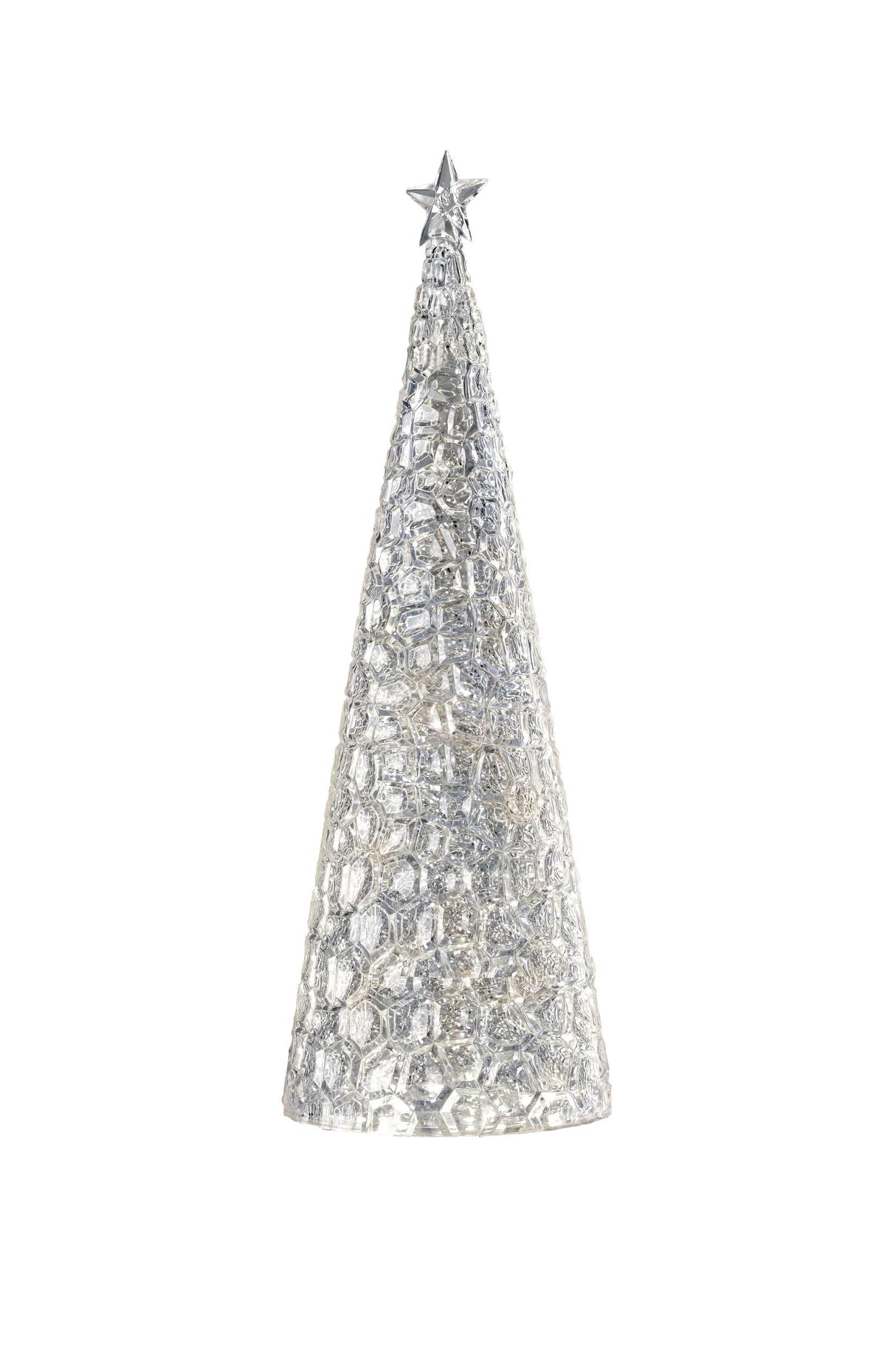 Sompex Glamor Decorative Christmas Lamp H 44 Cm Silver