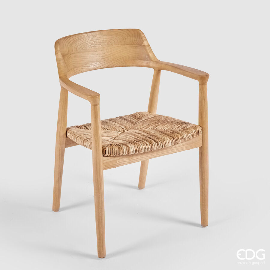 edg enzo de gasperi edg enzo de gasperi sedia in sungkai h 80 cm l 50 cm l 55 cm natural brown ean 8059824335838