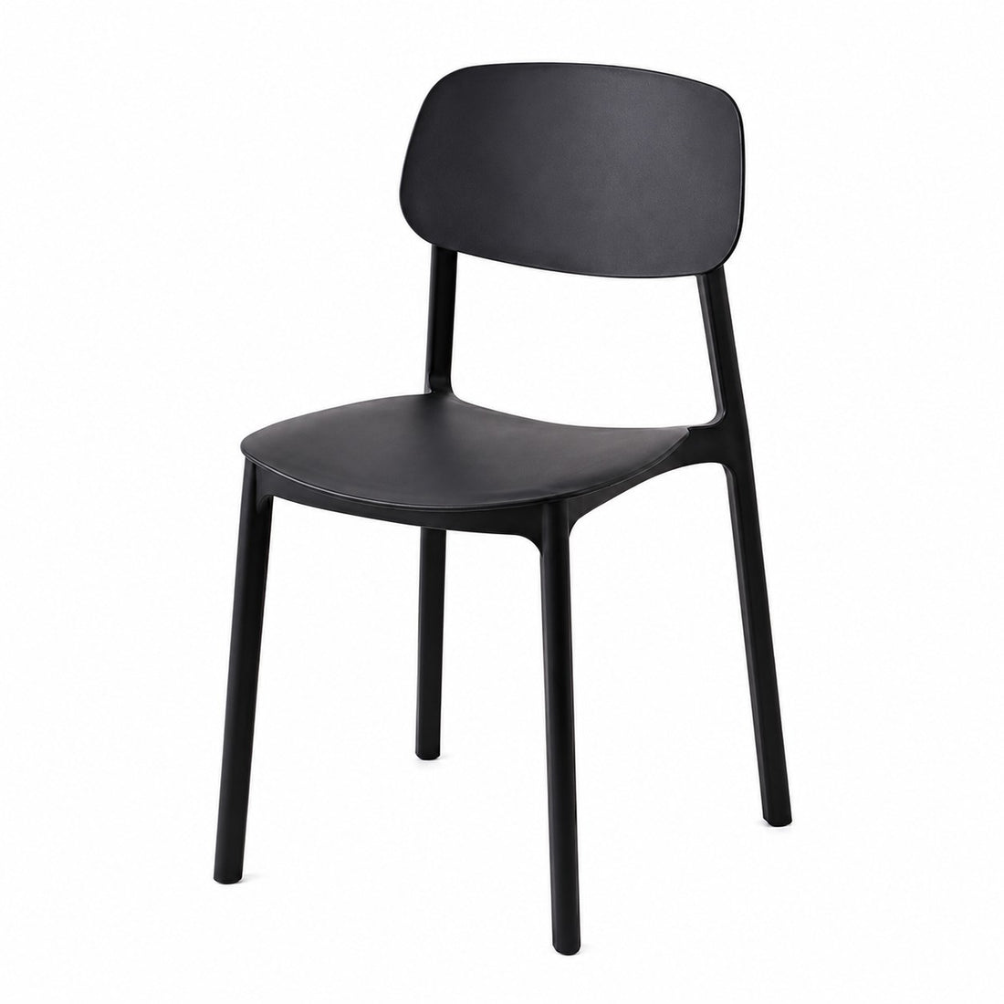 Chaise L'Arcolaio Francy en Polypropylène Noir