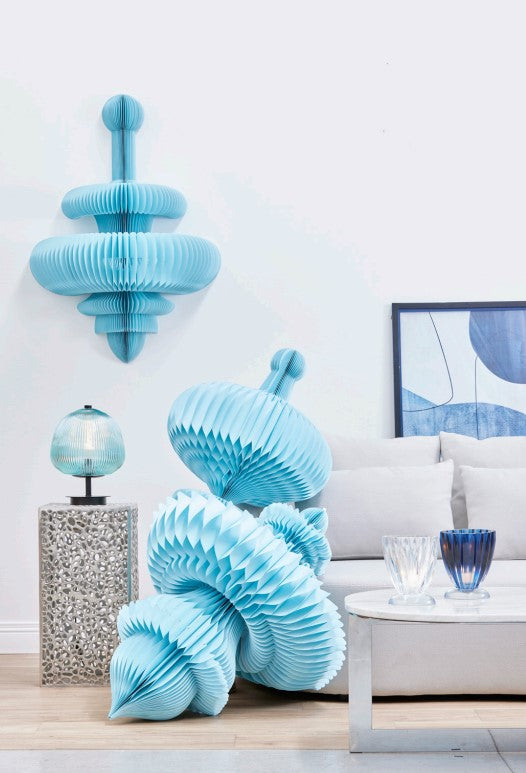 edg enzo de gasperi edg enzo de gasperi lampada da tavolo bombato h 34 cm d 25 cm turquoise ean 8059824331038