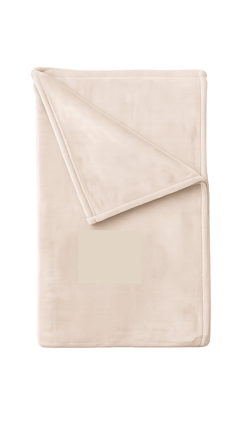 Androni Giocattoli Plaid en Flanelle Moyen Uni – Couverture Douce et Chaude pour Canapé et Lit, Coloris Assortis 1 pcs