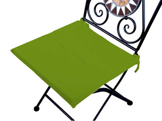 Coussin Antimacchia L'Arcolaio pour Chaise Vert 40x40 cm