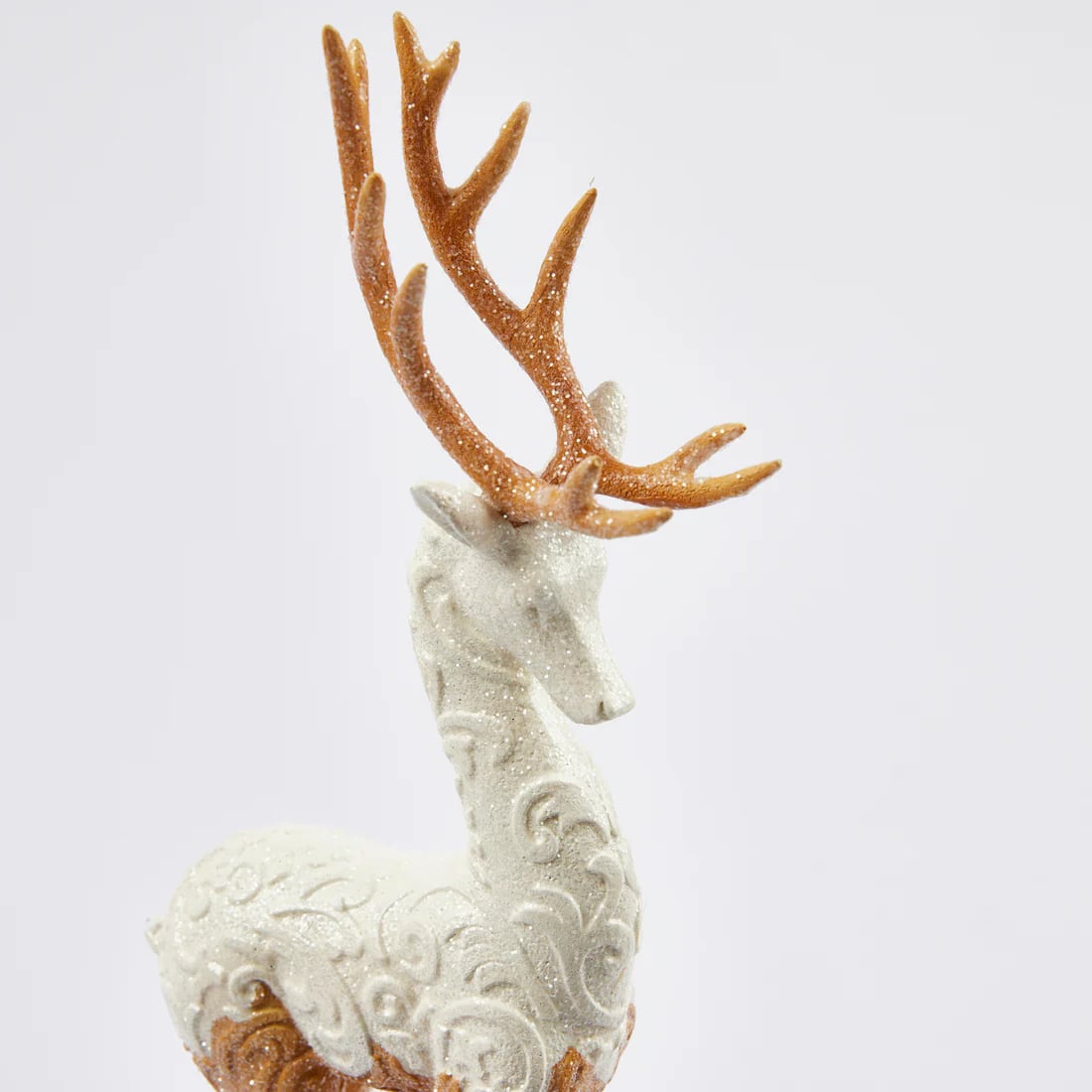 Décoration de Noël EDG Enzo De Gasperi Renne Massepain H 46 cm Noisette