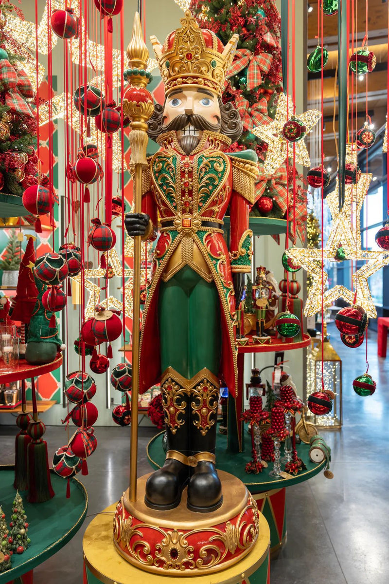 Décoration de Noël EDG Enzo De Gasperi Soldat impérial géant H 245 cm P 70 cm Musique + Led Pièce d'exposition, retrait sur place uniquement