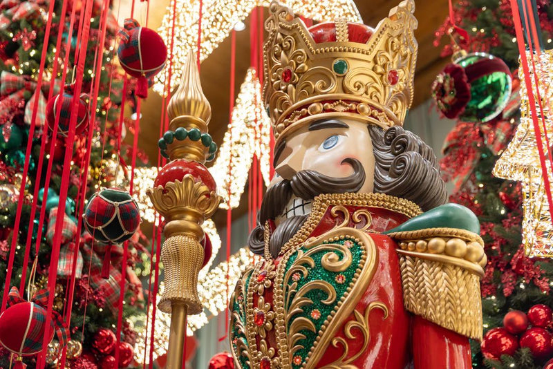 Décoration de Noël EDG Enzo De Gasperi Soldat impérial géant H 245 cm P 70 cm Musique + Led Pièce d'exposition, retrait sur place uniquement