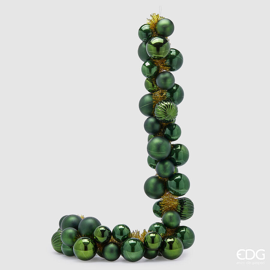 EDG Enzo De Gasperi Festoon Noël PalleMix X 50 L 170 Cm D 8 Cm D 10 Cm Vert