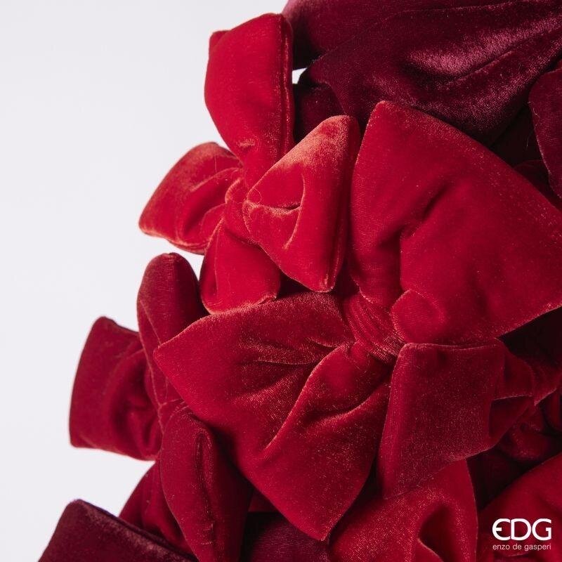 Enzo De Gasperi Decoro Fiocchi Corona D.70 Rosso - Addobbo Natale