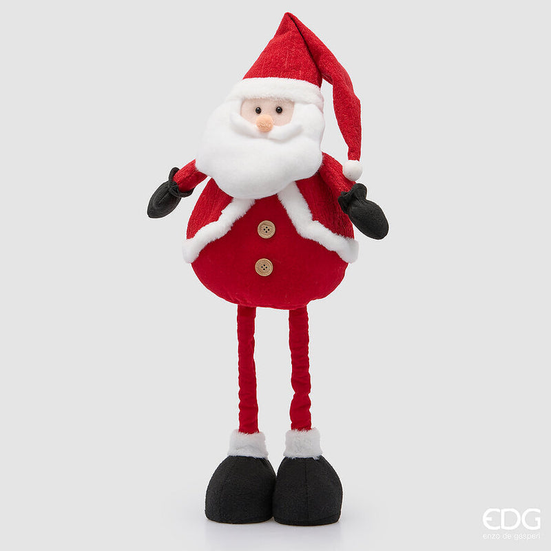 EDG Enzo De Gasperi Décoration Père Noël Téléscopique White Red H70 cm – Décoration de Noël