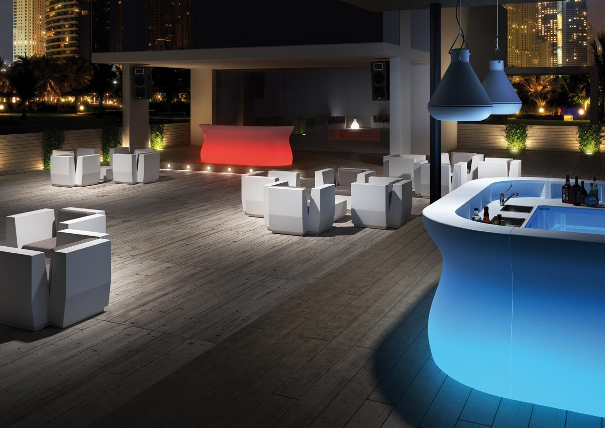 plust plust bancone bartolomeo light in out neutro bianco