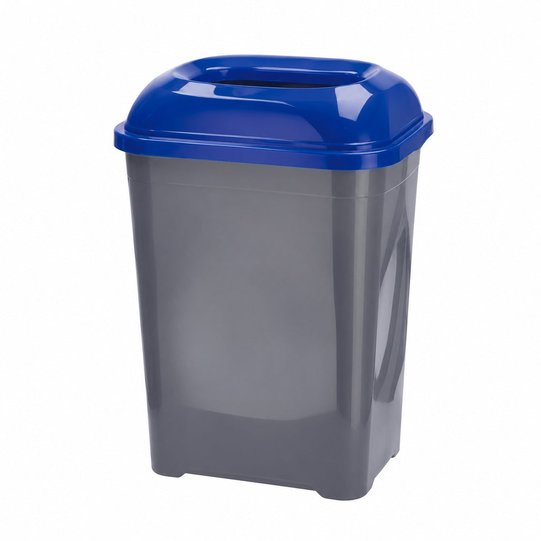 Bac Ad Trend pour Tri Sélectif Papier en Plastique 50 Litres 42x32xH62 cm – Poubelle pour Déchets et Recyclage pour Maison et Bureau