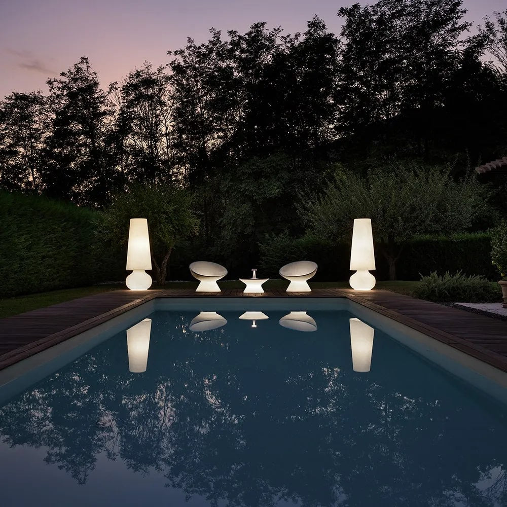 plust plust lampada fade light indoor outdoor kit luce led white light