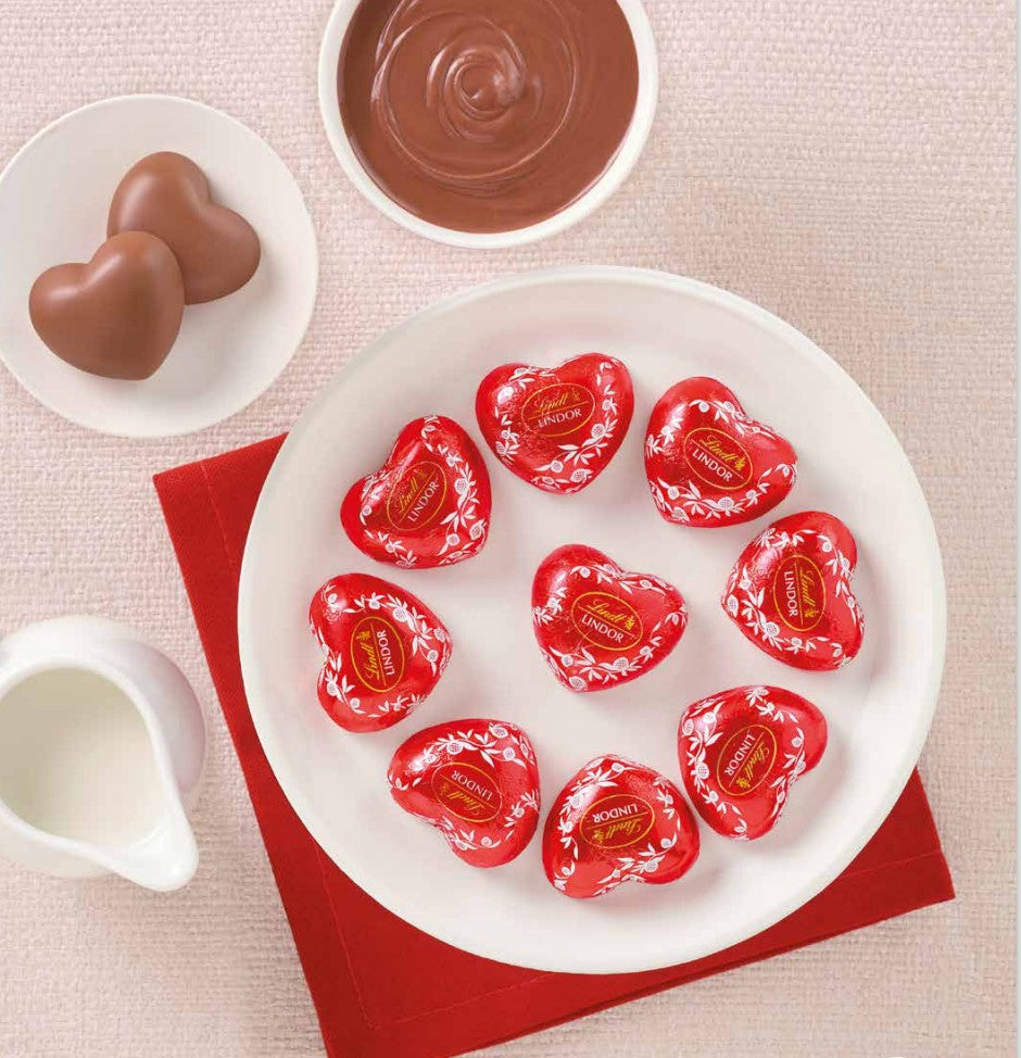 Lindt Lindor Hearts Milk Chocolate 500 Gr