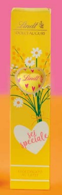 Lindt Heart Tube Chocolat au lait Journée de la femme 70 g 1 pièce
