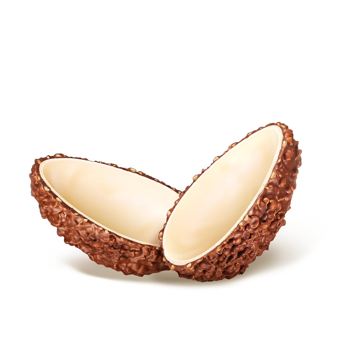 Lindt Egg Hazelnut Double Milk Chocolate White 510 Gr