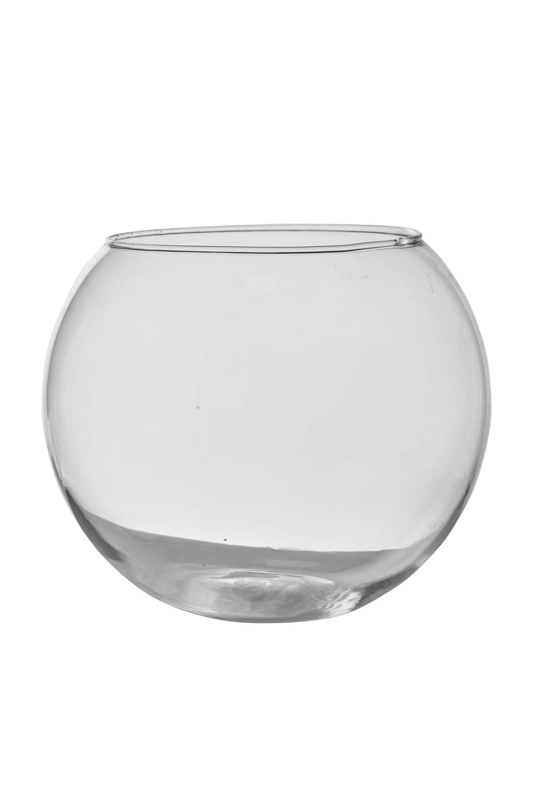Vase sphérique en verre ARPIMEX H 17 cm P 21 cm