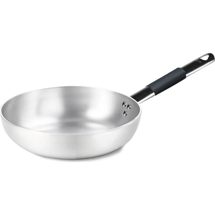 AGNELLI Poêle évasée haute Aluminium fond induction D 28 cm