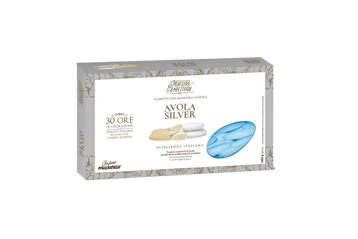 Confettis Maxtris Avola Argent Bleu Clair 1 Kg