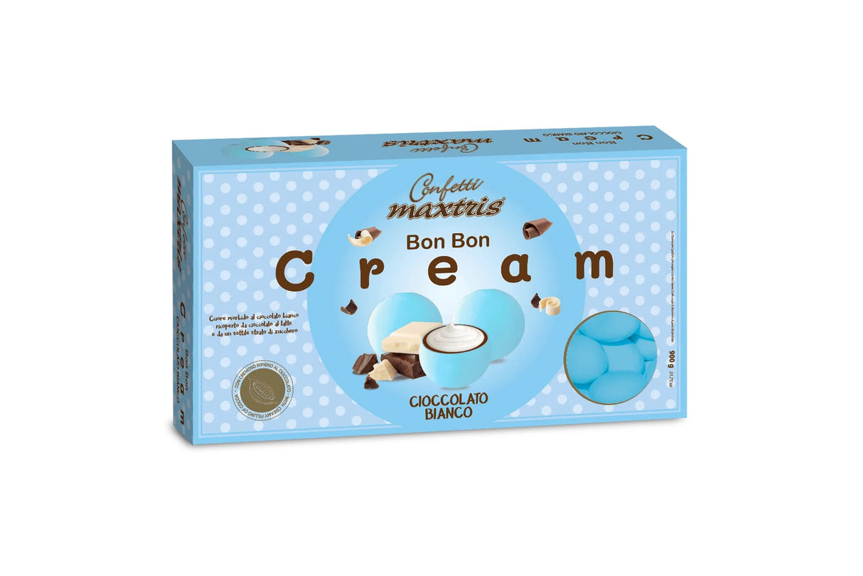 Maxtris Confetti Bon Bon Crème Chocolat Blanc Bleu 900 Gr