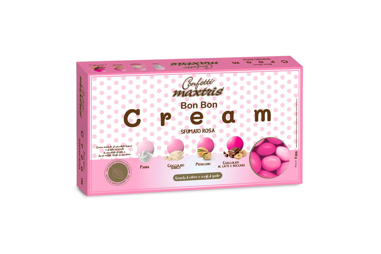 Maxtris Confetti Bon Bon Crème Nuancée Rose 900 Gr