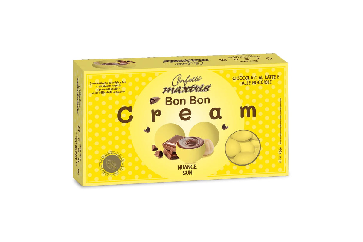 maxtris maxtris confetti bon bon cream gianduia nuance sun 900 gr ean 8022470875393