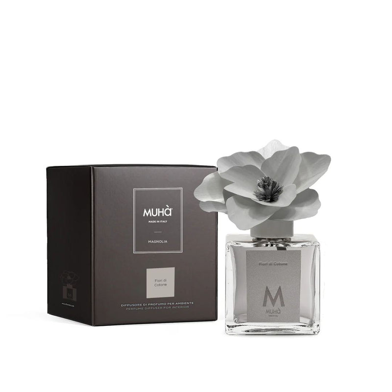 Muhà Diffuseur de parfum Magnolia Fleur de Coton 100 ml