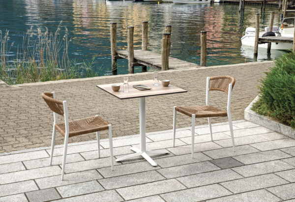 moia greenwood moia greenwood sedia milano alluminio bianco con corda paglia