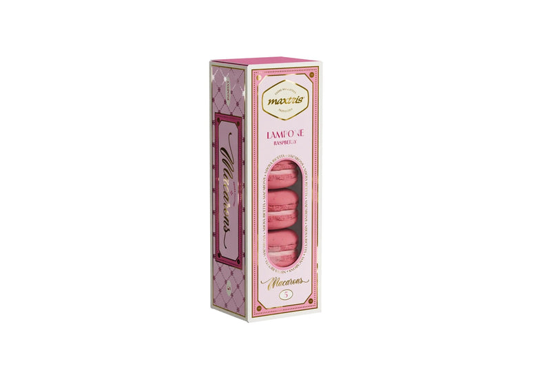 Maxtris 5 Macaron al Lampone Senza Glutine – Dolcetti Francesi 70 g