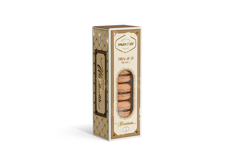 Maxtris 5 Macarons au Tiramisu Sans Gluten – Douceurs Françaises 70 g