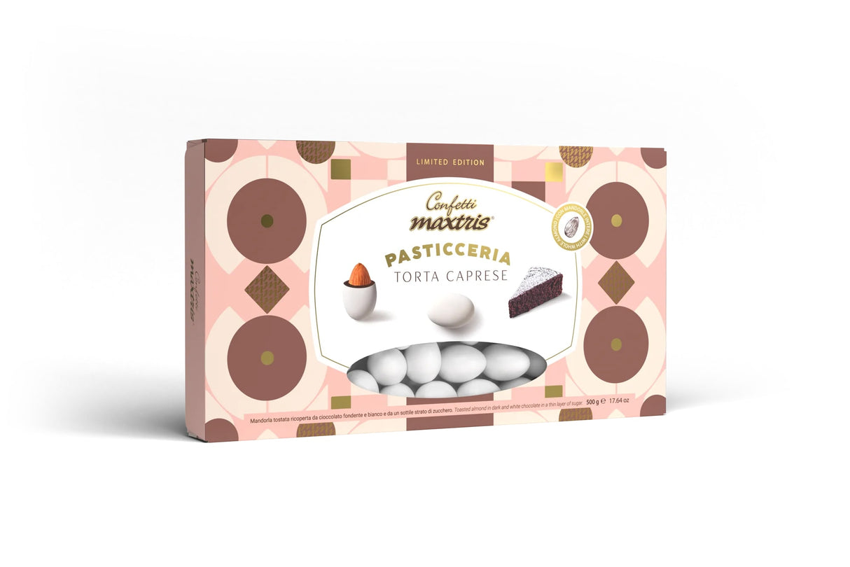 maxtris maxtris confetti ciocomandorla torta caprese 500 gr limited edition ean 8022470876482