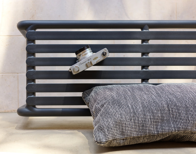 Nardi Doga Bench New Panchina da Esterno Tabacco 102,5 x 44 x 39 cm – Panchina Moderna per Giardino e Terrazzo