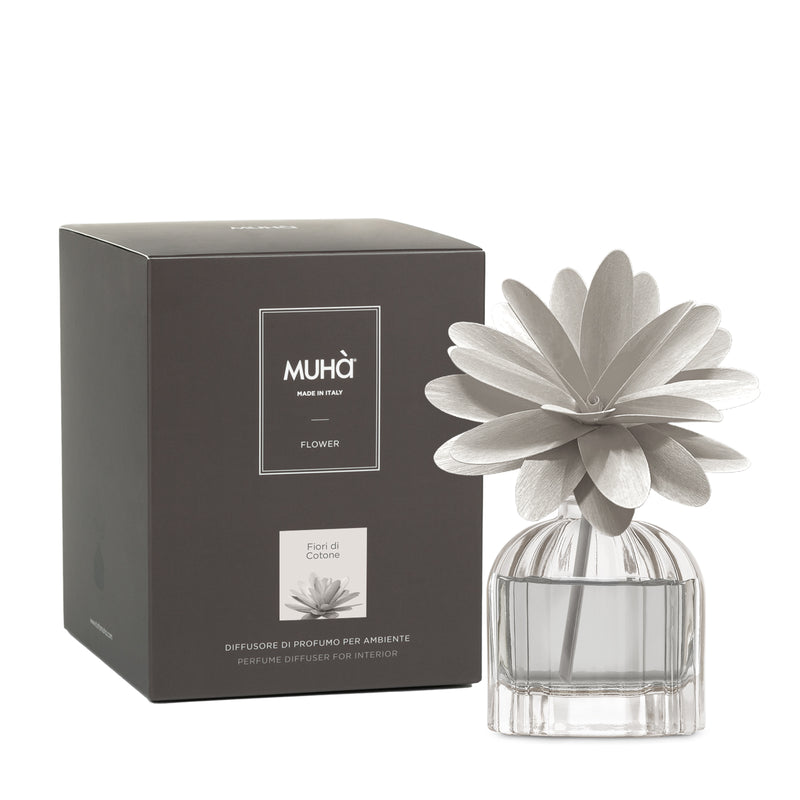 Muhà Flower Diffuseur de Parfum 60ml Fleurs de Coton
