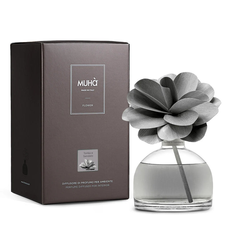 Muhà Flower Diffuseur de Parfum Camélia 200ml Tonka et Santal