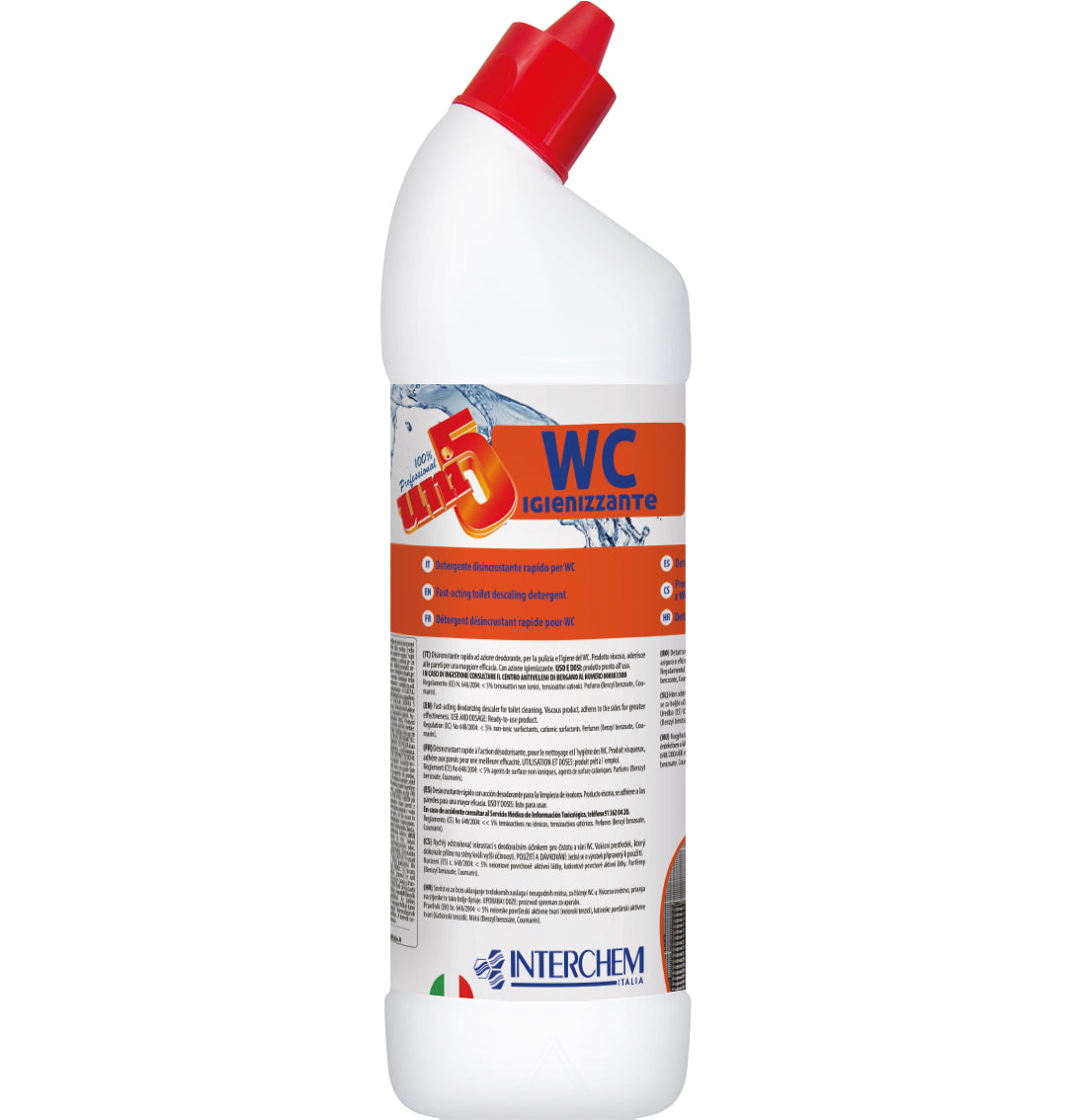 interchem italia interchem italia uni5 detergente disincrostante wc 750 ml ean 8007134103869