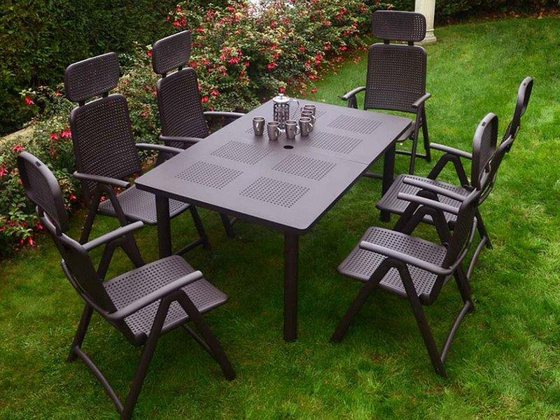 Nardi Armchair Aquamarine Anthracite