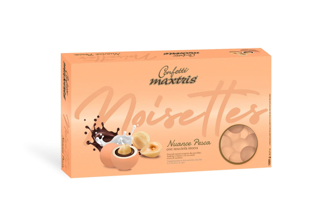 Maxtris Dragées Les Noisettes Nuance Pêche 1 Kg